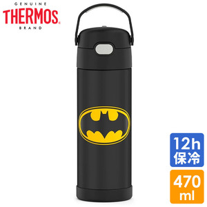 サーモス ステンレス 水筒 バットマン 直のみ 470ml THERMOS 無地 子供 大人 ワンタッチ おしゃれ 洗いやすい 保冷 保温 BATMAN