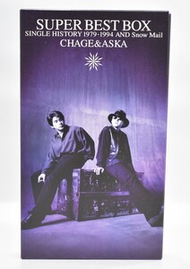 動作品 CHAGE&ASKA スーパーベストボックス シングル ヒストリー 1979-1994 CD 4枚組 SUPER BEST BOX SINGLE HISTORY チャゲアス RI-855Gd