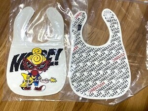 新品 ヒステリックミニ★ばえるぅ～♪可愛いスタイ/リバーシブル★⑥ホワイト