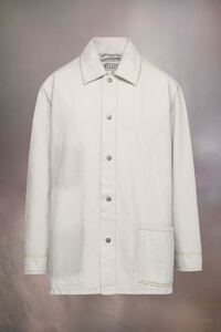 メゾン マルジェラ チョーク セルビッジ デニム ジャケット MAISON MARGIELA white denim shirts jacket