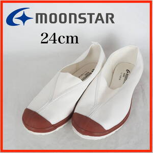 OK0151*MoonStar*ムーンスター*レディースバレエシューズ*上履き*24cm*白