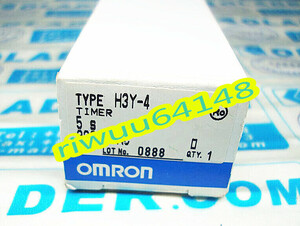 【保証付き】★新品！OMRON/オムロン 　H3Y-4　 (DC12V DC24V AC110V AC220V AC380V) (1S 3S 5S 10S 30S 60S 3M 5M 10M 30M )