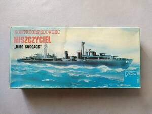 【PZWポーランド/英海軍】1/600 KONTRTORPEDOWIEC NISZCZYCIEL HMS COSSACK 駆逐艦コサック【ノルウェー領域で独補給船から捕虜299人救出】