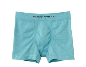 GUNZE　グンゼ【BODYWILD】完璧なフィット感、3D-Boxer ボクサーパンツ（前とじ）　BWS853J マリン