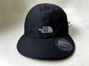 新品 正規品 USA限定 The North Face ノースフェイス ロゴ刺繍 帽子 ナイロンキャップ 男女兼用 調節可能 BLACK ジョギング キャンプ