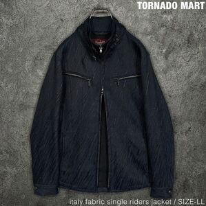 TORNADO MART x italy fabric シングル ライダース ジャケット トルネードマート アウター ブルゾン