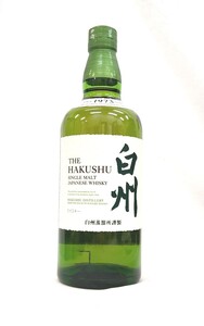 未開栓 SUNTORY 白州 ウイスキー サントリー シングルモルト 白州 700ml 43% ジャパニーズウイスキー HAKUSHU 古酒 ②Nkk100