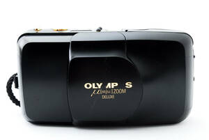 ◆希少◆ オリンパス OLYMPUS μ ZOOM DELUXE ブラック コンパクト フィルムカメラ #3168