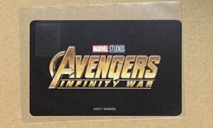 使用済 ムビチケカード アベンジャーズ インフィニティウォー マーベル MARVEL MCU