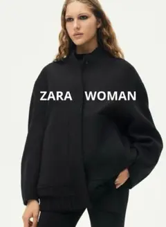 【美品】☆ZARA WOMAN☆ウールブレンド ボンバージャケット　S
ZARA