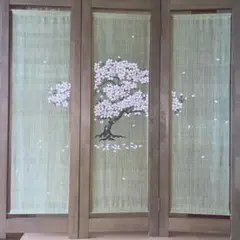 桜の屏風