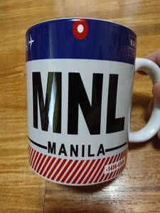 ☆新品☆ フィリピン MNL マニラ NAIA 空港 マグカップ レターコード PHILIPPINE MANILA お土産 コレクション