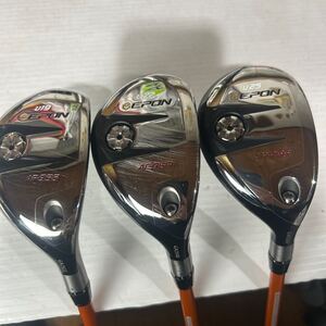 送料無料 良品 EPON AF-956 U19 U22 U25 3本セット DI-95 HYBRID Xフレックス エポン 管理番号16171