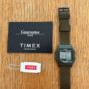 ビームス 別注 タイメックス MILITARY DIGITAL WATCH 腕時計 コラボ キャンパー 角デジ カーキ オリーブ BEAMS TIMEX ミリタリーデジタル