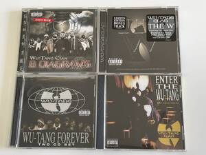 Wu-Tang Clan CD 4枚セット / ウータン・クランCD / Enter The Wu-Tang / Wu-Tang Forever / The W /8 DIAGRAMS 限定盤 ライブDVD付き 