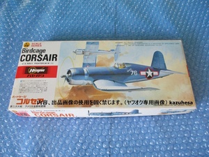 プラモデル ハセガワ Hasegawa 1/72 コルセア バードケージ 第二次大戦 アメリカ海軍戦闘機 未組み立て 昔のプラモ