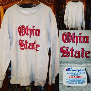 80’S★チャンピオン★リバースウィーブ★スウェット★XL★ビンテージ★OHIO STATE★カレッジ★USA★オハイオ州立大学