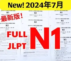 日本語能力試験　JLPT N1 【2016年〜2024年】16回　⑥