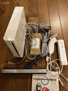 【ジャンク】Wii 本体(写真のもの一式)