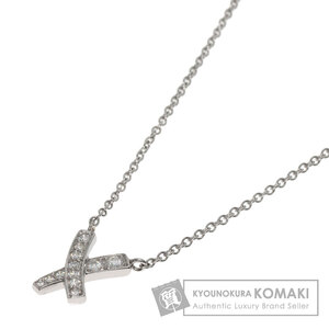 TIFFANY&Co. ティファニー キス パロマピカソ ダイヤモンド ネックレス プラチナPT950 レディース 中古