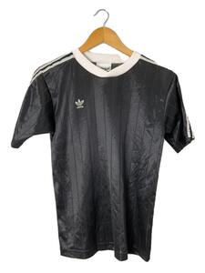 adidas◆Tシャツ/S/ポリエステル/BLK