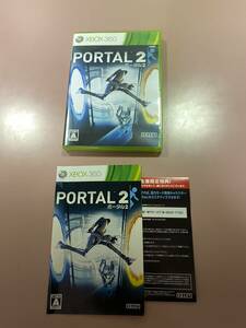 送料無料 初回版 Xbox360★ポータル２★used☆Portal 2☆import Japan