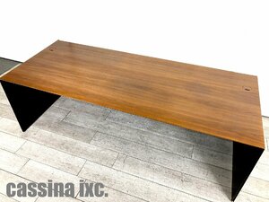 cassina ixc /カッシーナ イクスシー■エアフレーム 大型デスク■ウォールナット■W2200