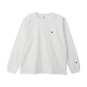 TE/Champion （チャンピオン）リバースウィーブ(R) ロングスリーブTシャツ オートミール C3-Y430　Ｍサイズ