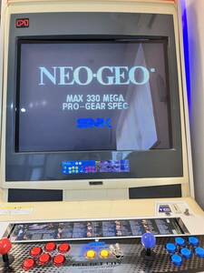 【引取限定】ニューネットシティ 筐体 説明書付NEOGEO SNK 昭和 レトロ ゲーム アーケード アストロ ブラスト シティ ゲーム