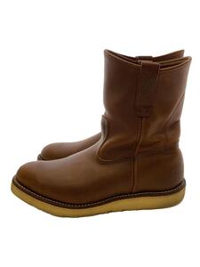 RED WING◆ペコスブーツ/US8/BRW/レザー/USA製///