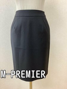 エムプルミエ (M-PREMIER) 黒タイトスカート ビジネス向き 美品 サイズ34