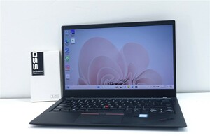 良品 1920ｘ1080 14型 レノボ LENOVO ThinkPad x1 Carbon6 Core i7 8550U メモリ16GB SSD256GB Office カメラ ノードパソコン windwos11