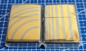 １円スタート　ZIPPO　ジツボ　コンビカラー　PVDチタンコート　ミラー　鏡面 オイルライター