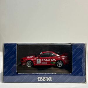 EBBRO 1/43 ALTIA NISSAN SKYLINE GT-R N1 R34 エブロ 日産スカイライン BNR34 スーパー耐久 1999 アルティア ミニカー モデルカー