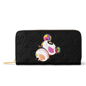 新品未使用 LOUIS VUITTON ルイ ヴィトン 村上隆 LV × TM ジッピー・ウォレット モノグラム アンプラント パンダ 長財布 付属品付き