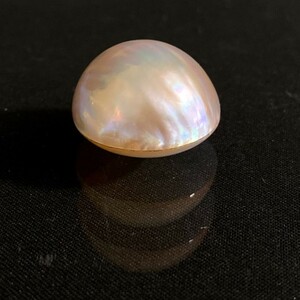 【超大粒 20mm up】マベパール 30.2ct 6.04g / 径20.6mm 高さ14.1mm / 良テリ ルース 裸石 真珠 Mabe Pearl Jewelry 半円真珠 A737