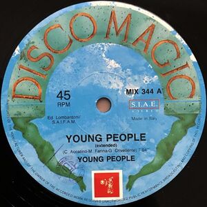 【ITA盤/12/ITALO】Young People / Young People ■ Discomagic Records / MIX 344