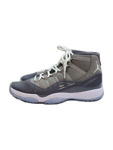 NIKE◆AIR JORDAN 11 RETRO_エアジョーダン 11 レトロ/28.5cm/GRY