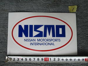 ★★当時物！？NISMO　ニスモステッカー　0928 ①