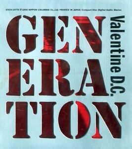 □ Valentine D.C. ( ヴァレンタインD.C. ) [ GENERATION ] USED CD 即決 送料サービス ♪