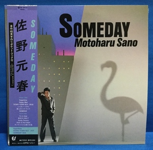 LP 邦楽 佐野元春 / SOMEDAY パンフレット付き