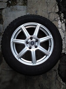 ブリヂストン　BLIZZAK　ブリザック　スタッドレス　17インチ DM-V2 １７年式　バリ山　PCD114.3 　7J ２２５/６０Ｒ１７ 綺麗　５穴　4