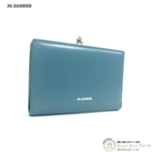 ジルサンダー （JIL SANDER） Goji Purse Small ロゴ がま口 二つ折り 財布 J07UI0015 ラグーナ（新品）