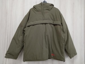 Supreme シュプリーム ダウンジャケット 22AW hooded down Pullover Lサイズ ジャケット カーキ プルオーバー