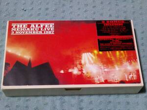 即決VHSビデオ THE ALFEE(アルフィー) MEIGAKU LIVE 3 NOVEMBER 1987