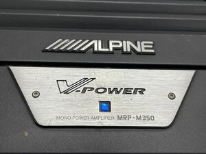 ALPINE アルパイン デジタルアンプ(MRP-M350)内蔵 パワード・サブウーハー SWD-2000S