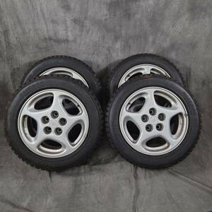 日産 フェアレディＺ Z32 300ZX 純正 アルミホイール 4本セット 16インチ 16x7.5JJ 冬タイヤ バリ溝 札幌発 旧車 NISSAN