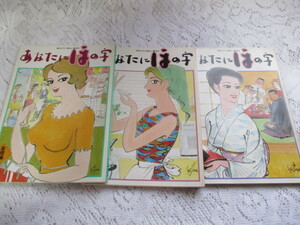 ☆ほんだし・味わい読本　あなたにほの字　基礎編/おかず編/おもてなし編　表紙・小島功☆