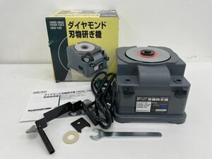 【動作品】SANKYO 三共コーポレーション ダイヤモンド刃物研ぎ機 HDG-100 家庭用 100V 刃物研磨機 電動工具 取説/元箱付