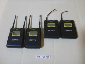 T-05214 / SONY / ワイヤレスマイクロフォン / URX-P03 / UTX-B03 / 通電のみを確認 / ゆうパック発送 / 60サイズ / ジャンク扱い